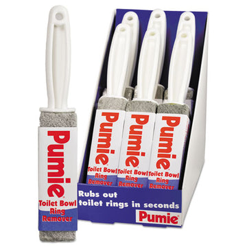 Pumie® Toilet Bowl Ring Remover With Handle, 1.25 X 5, Gray, 6-carton freeshipping - TVN Wholesale